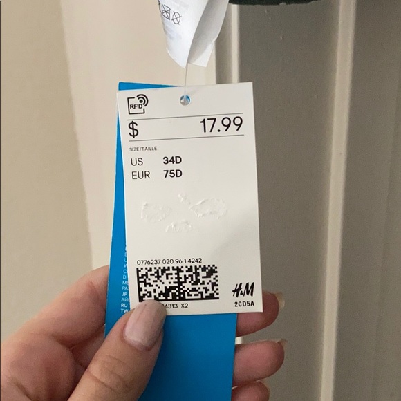 green bathing suit top - Picture 4 of 4